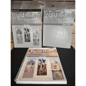 A Beka World History and Cultures Teacher Guide, Quiz Key, Tests / Map Project